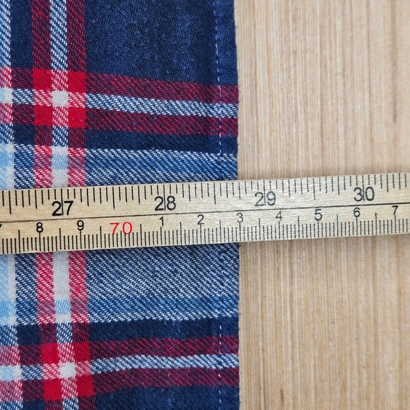 Polo Ralph Lauren‎ Plaid Flannel Utility Workshirt Mens Size M Blue Red White - Picture 10 of 10